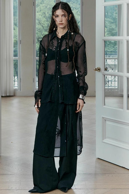 French Layered Sunscreen Top