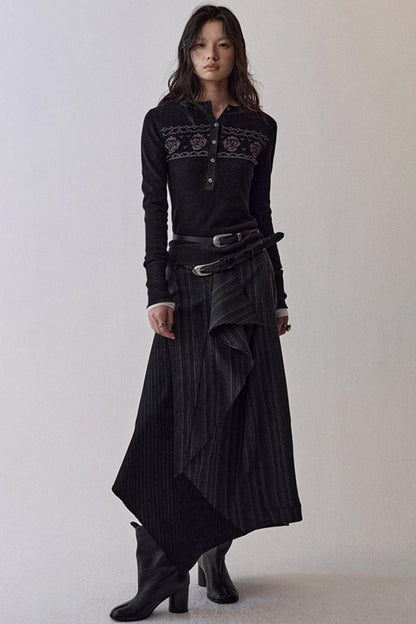 Deconstructed Skirt With Shirt Set-Up