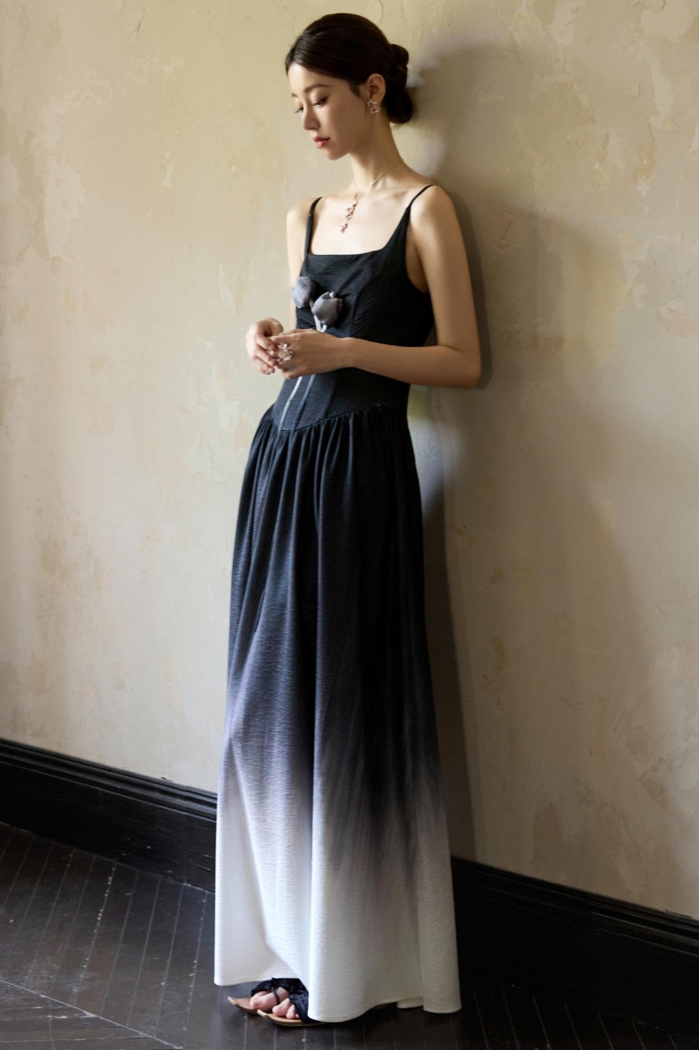 Romantic Tulip Halter Dress