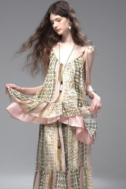 Santorini Camisole Skirt Set-Up