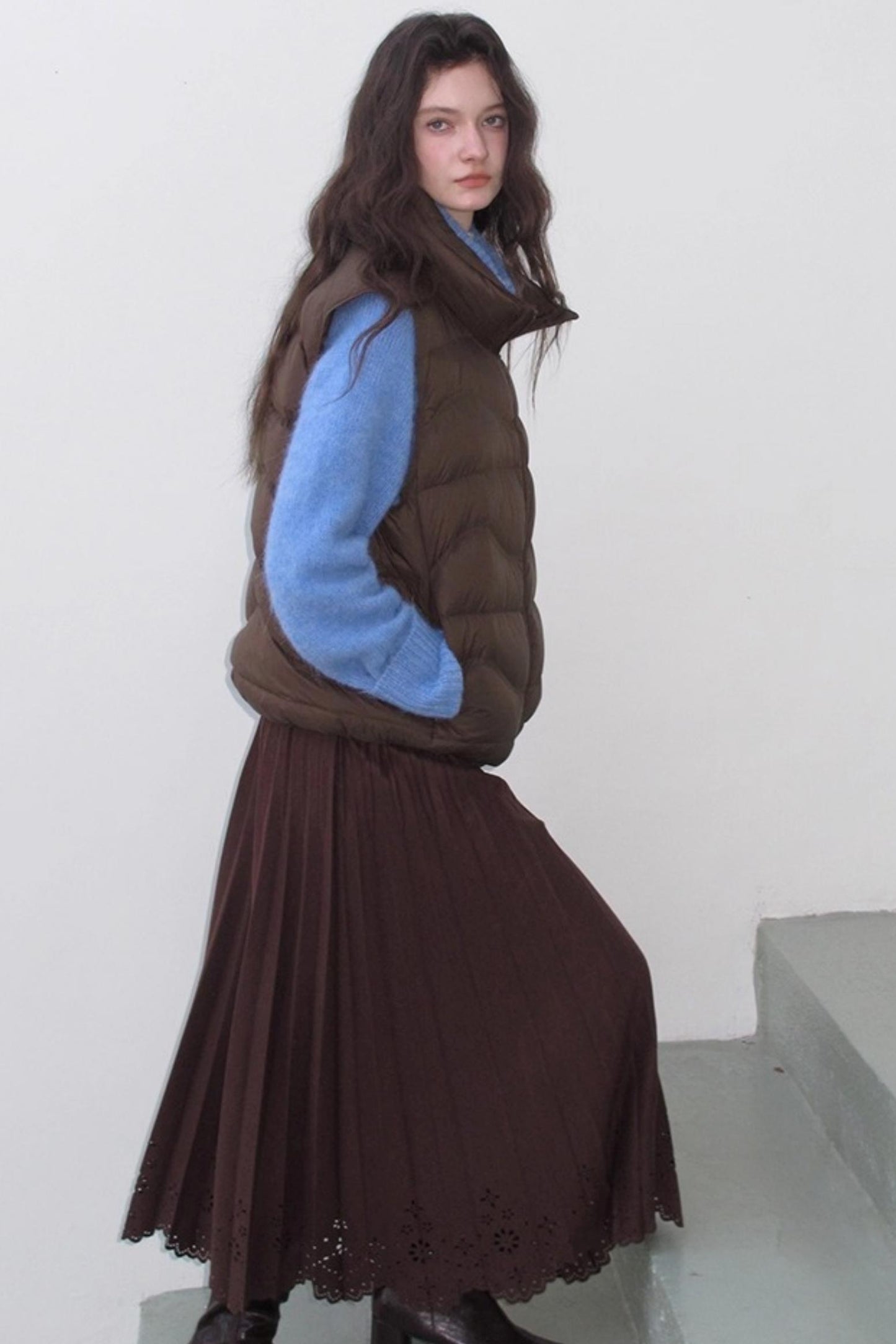 Moonlight Irregular Down Vest