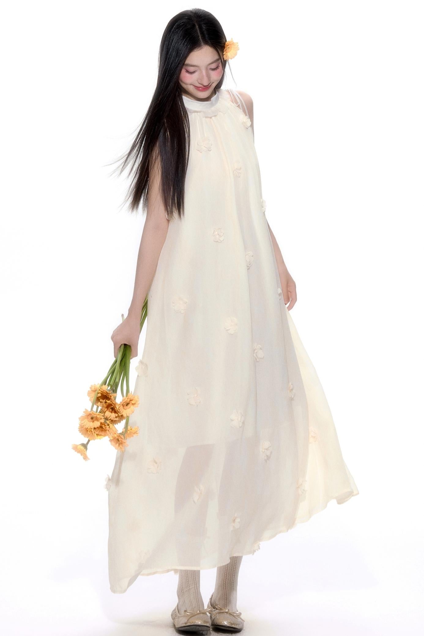 Floral Fairy Chiffon Dress