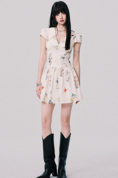 Floral French Doll Dress