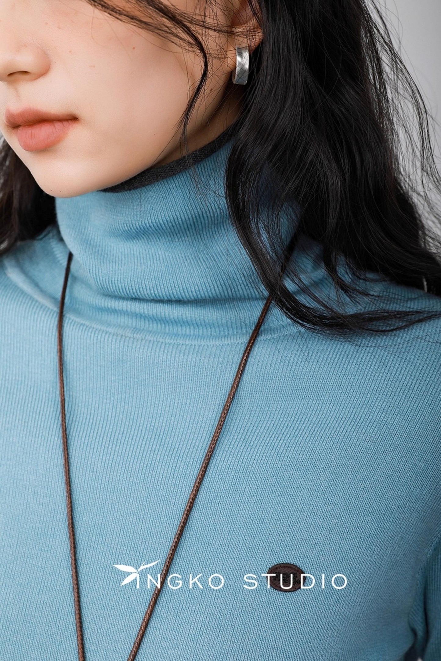 Haze Blue Two-Piece Sweater