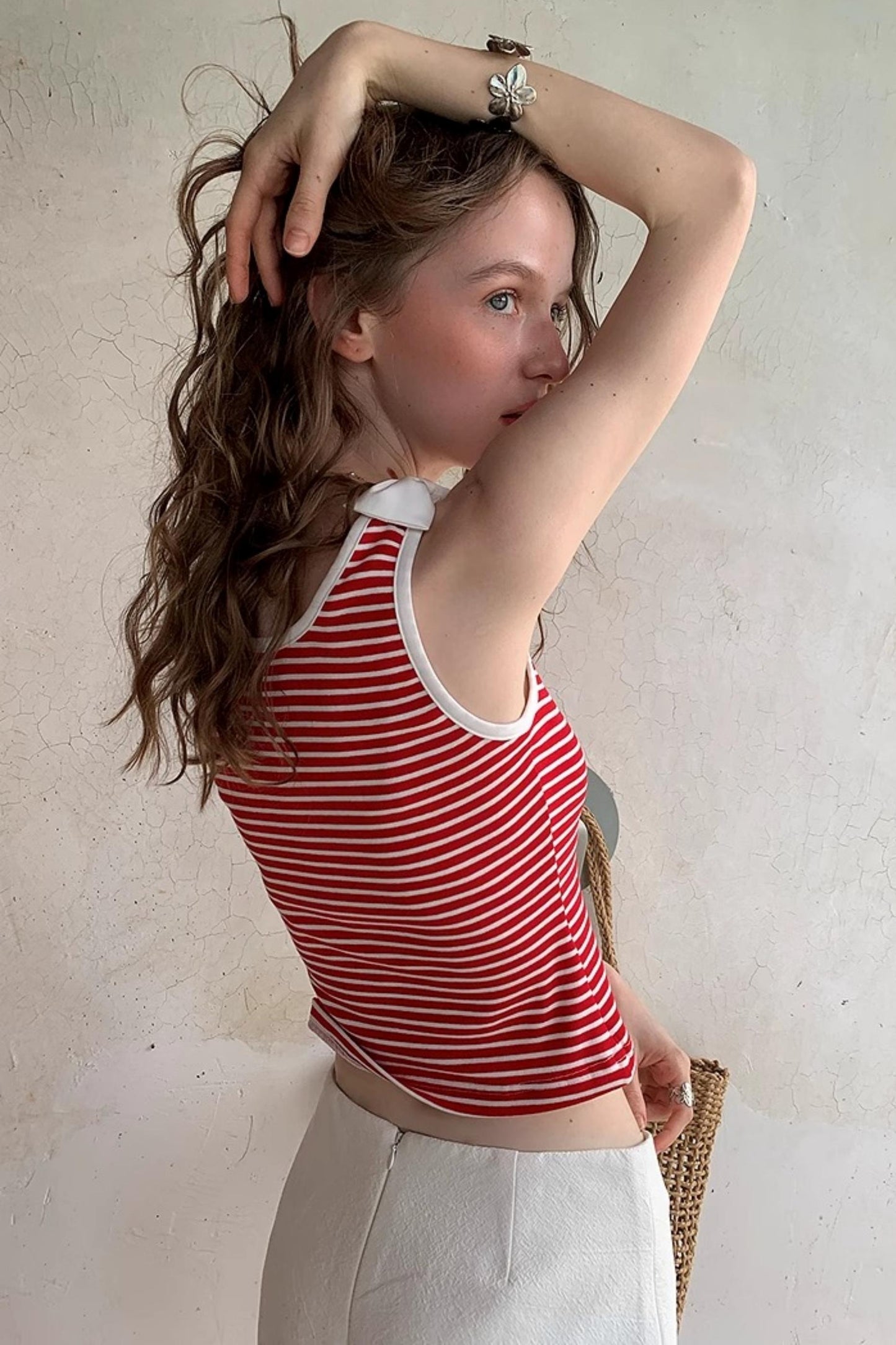 Rhinestone Striped Camisole