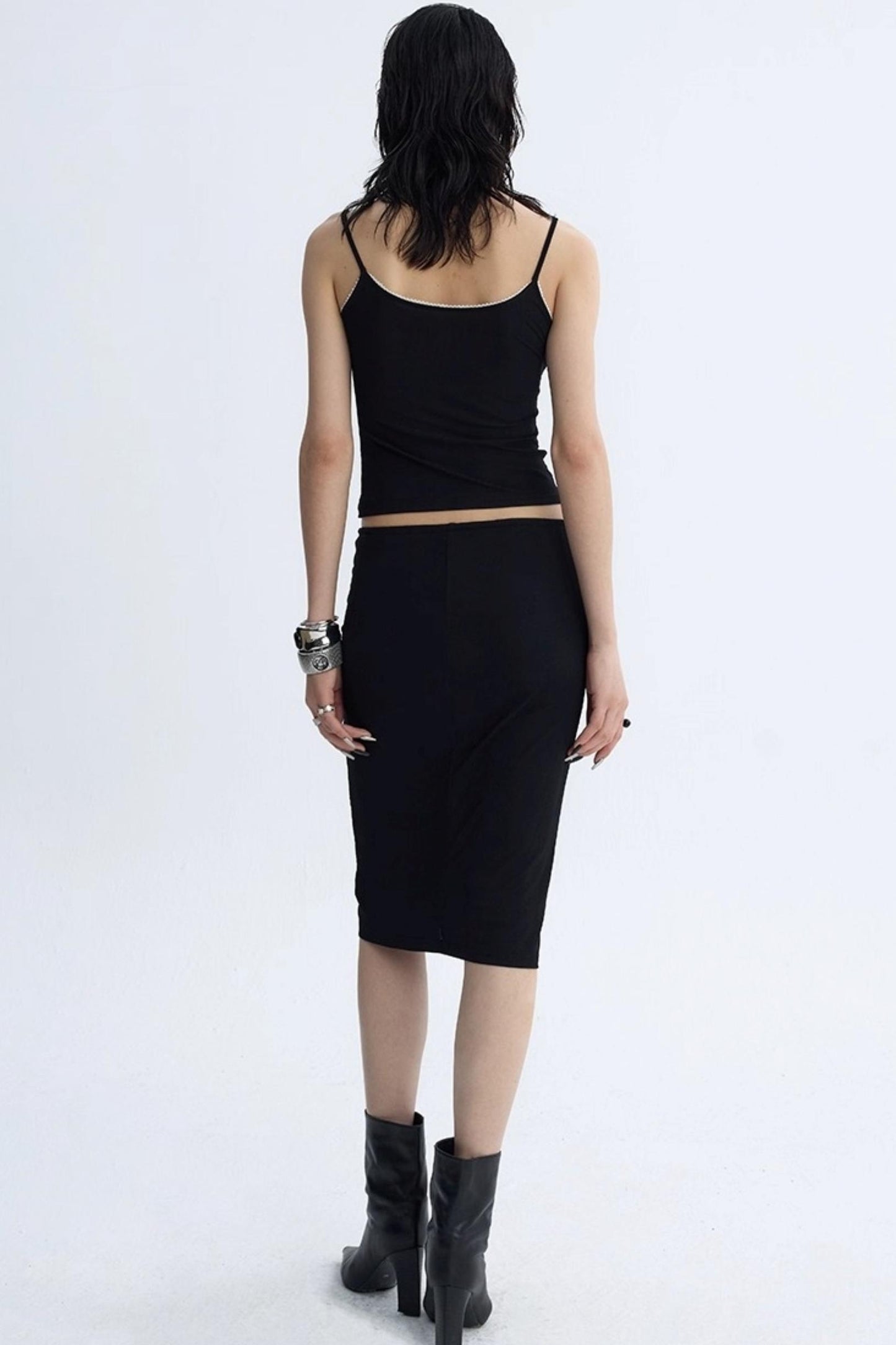 Cool Lace Bow Three-Piece Set-Up