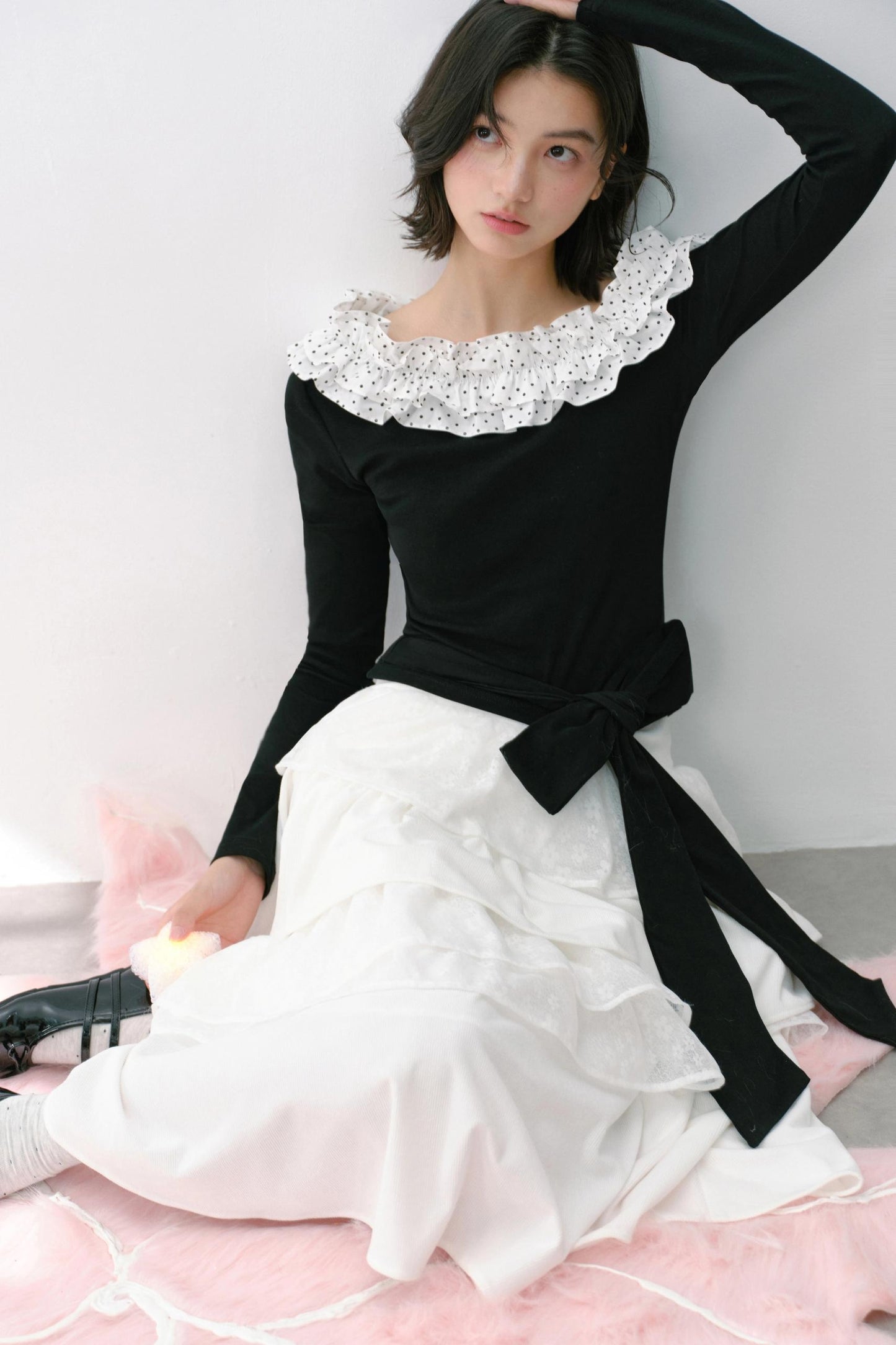 Vintage Flower Puffy Skirt