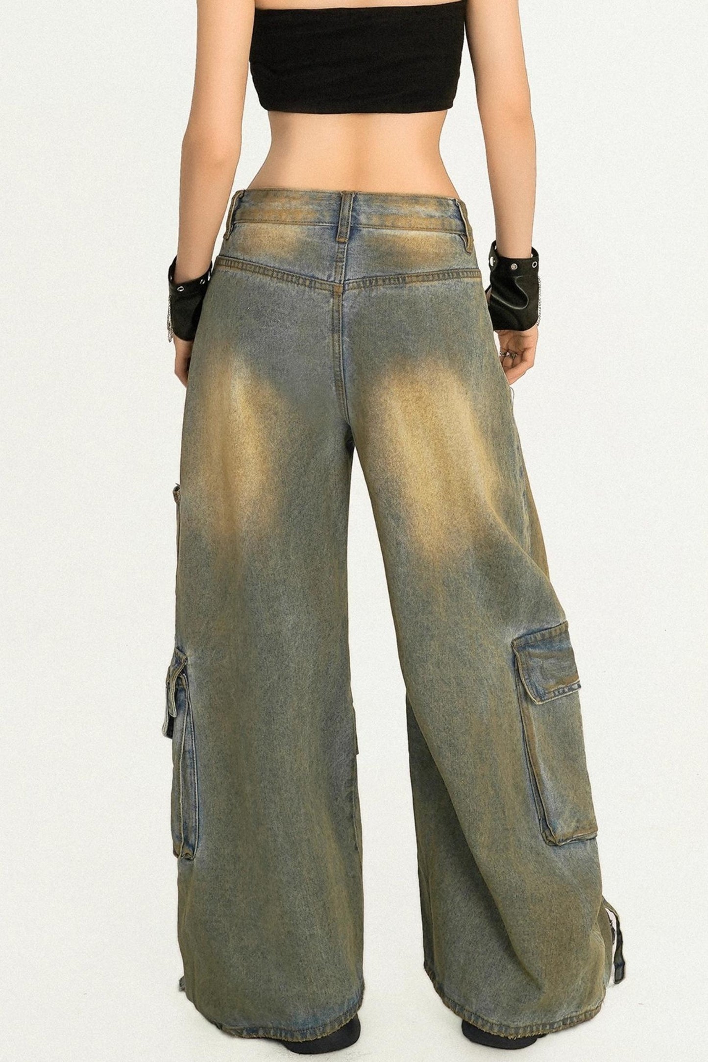 Wandering Retro Cargo Jeans