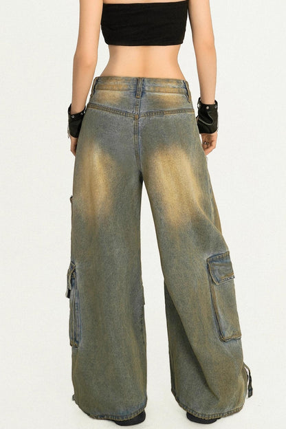 Wandering Retro Cargo Jeans
