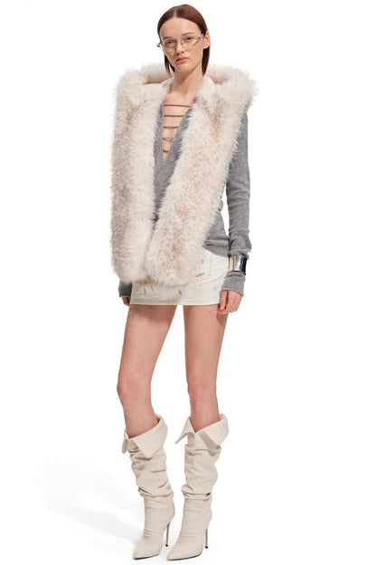 Alpaca Wool V-Neck Sweater