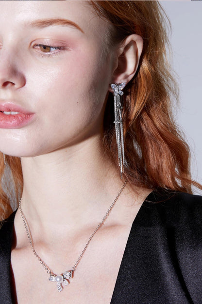 Fish-Princess Bow Necklace