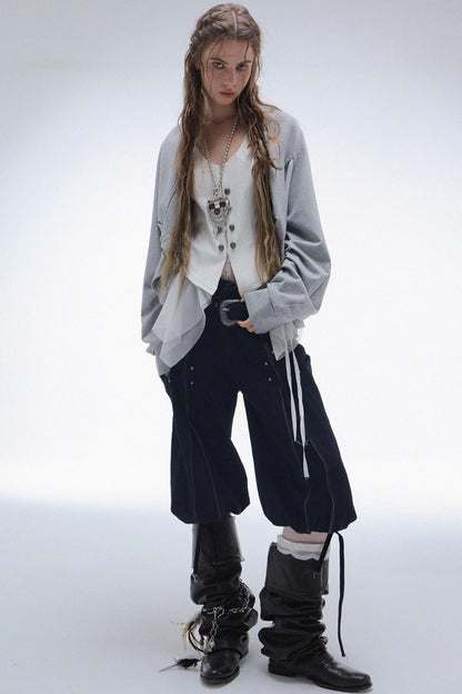 Yarn Stitched Vintage Fur Vest