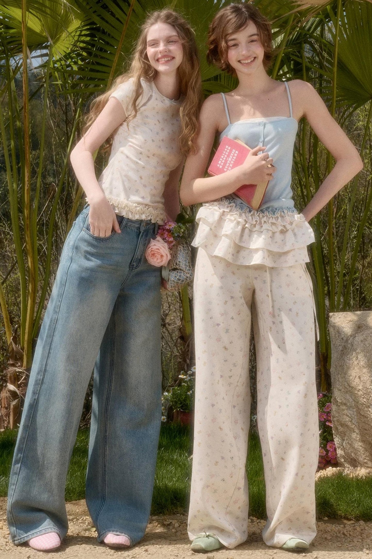 Little Rabbit Wide-Leg Pants