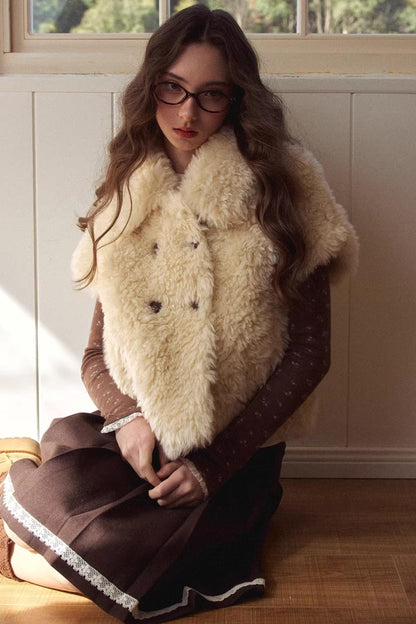 Retro Eco-Friendly Fur Jacket