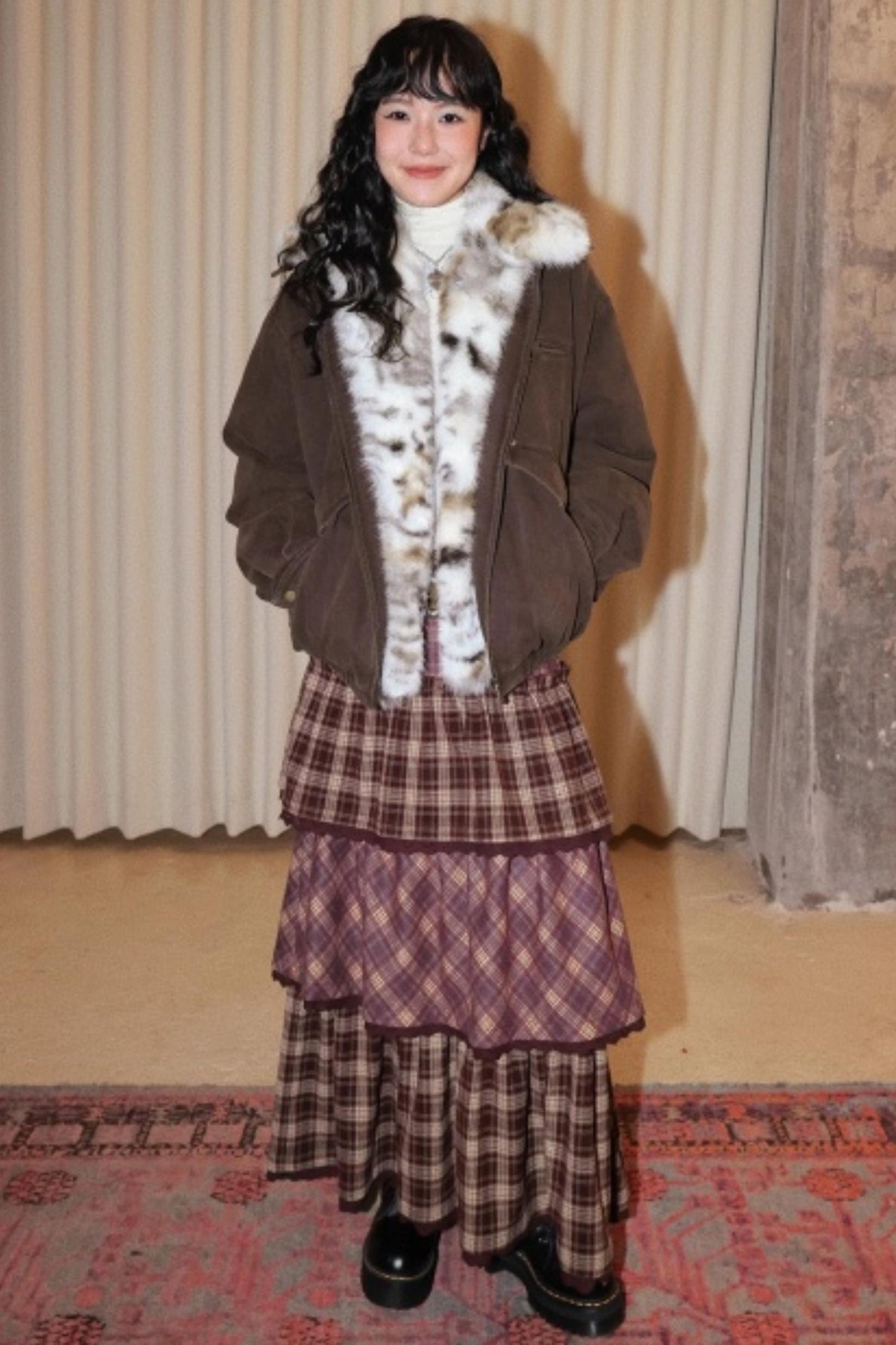 Caramel Hazelnut Lace Skirt