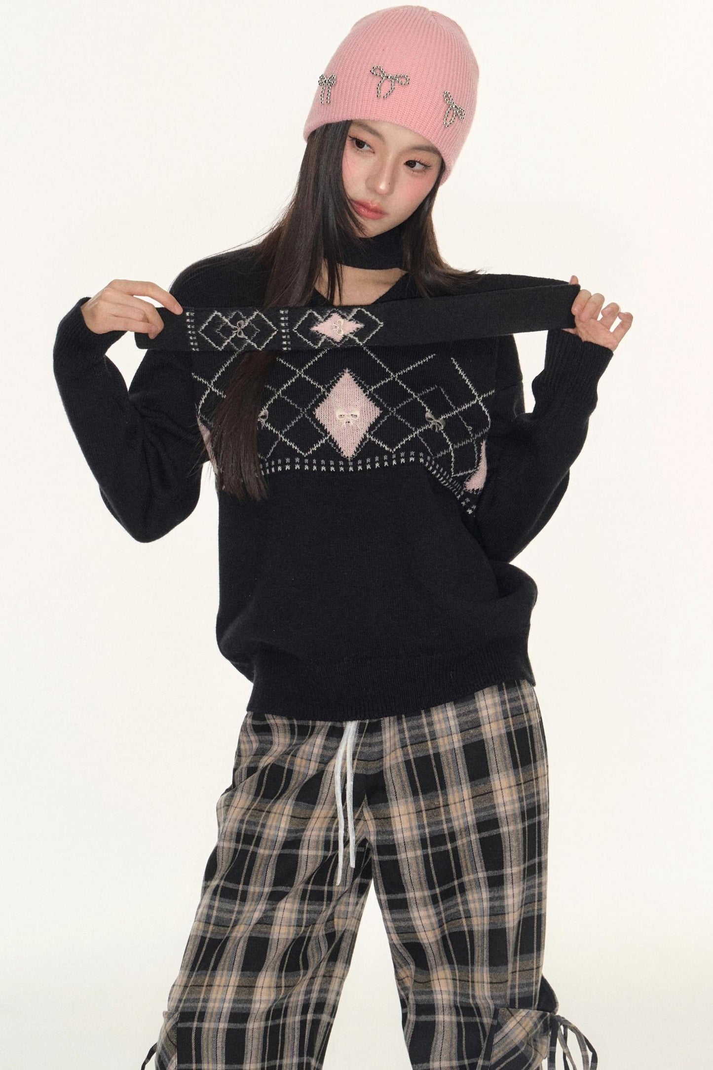 Twist V-Neck Sweater