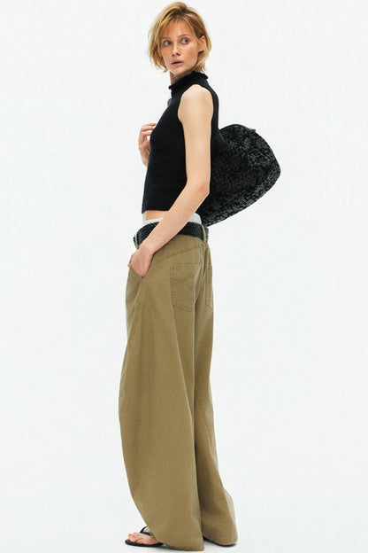 Multi-Color Mohair Knitted Vest