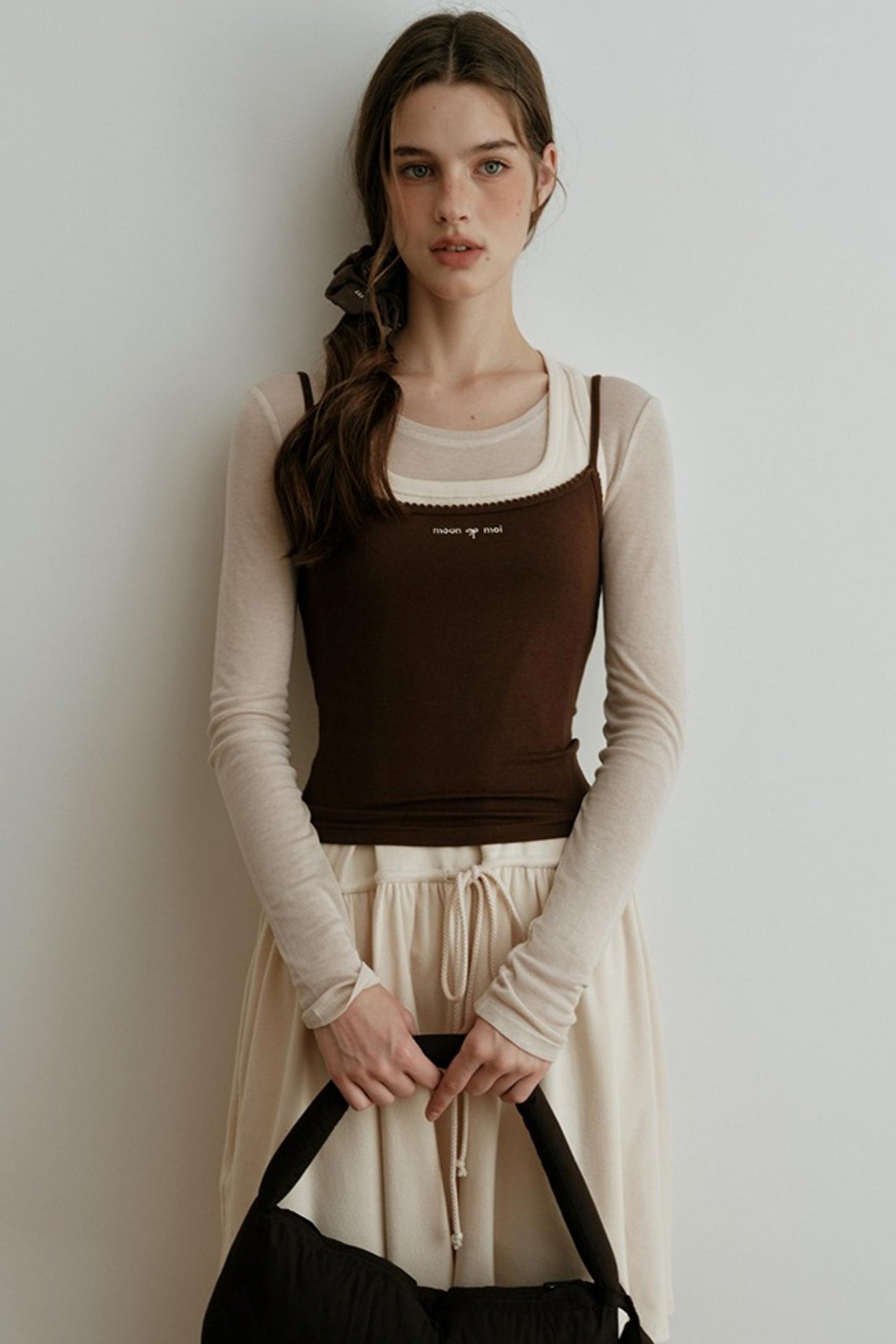 Light Tencel Wool Crew Neck T-Shirt