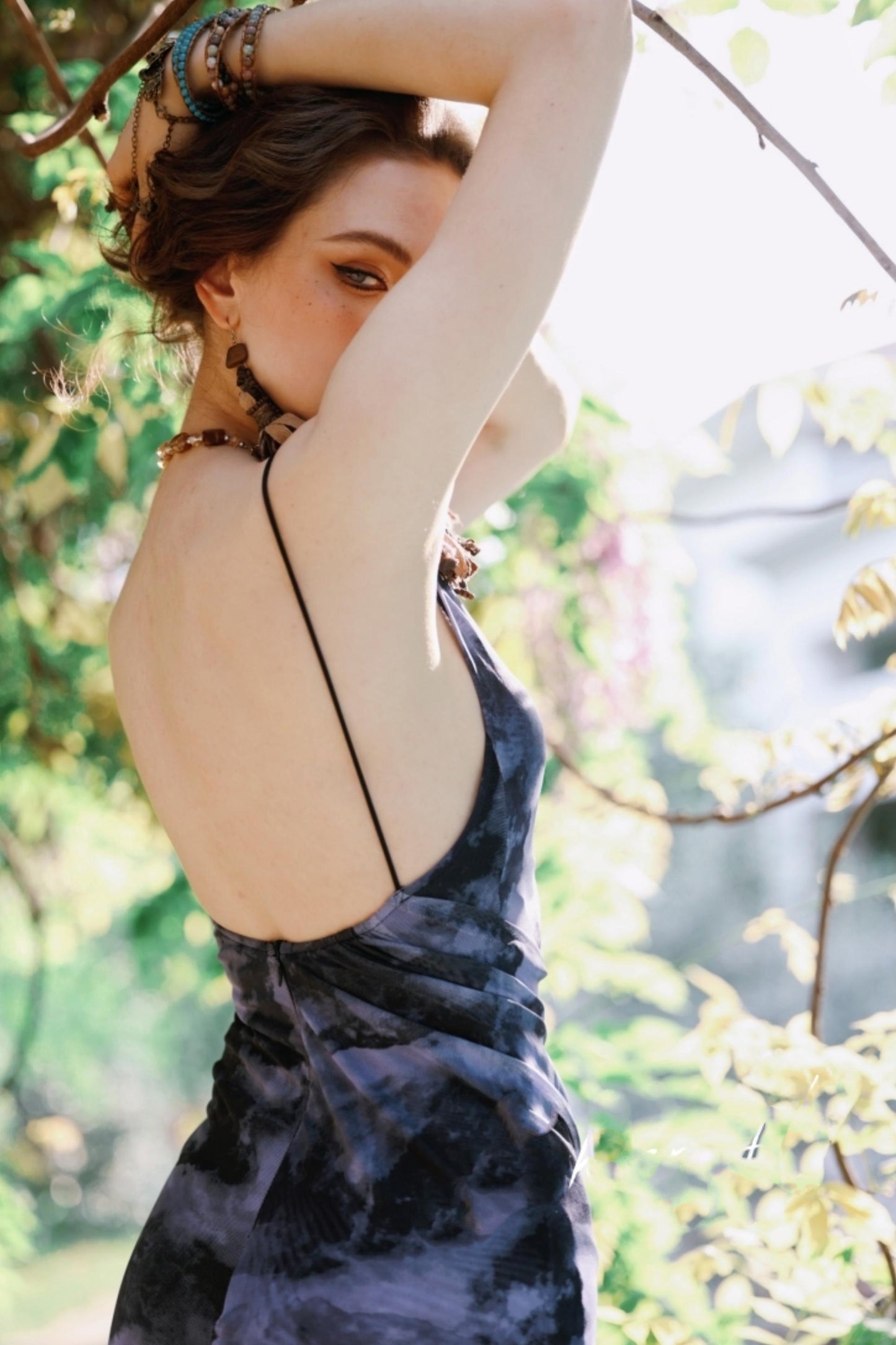 Colorblock Bodycon Camisole Dress