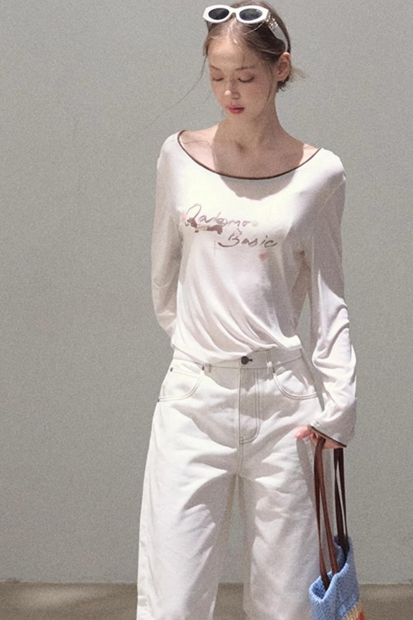 Tencel Blend Cowl Knit Top