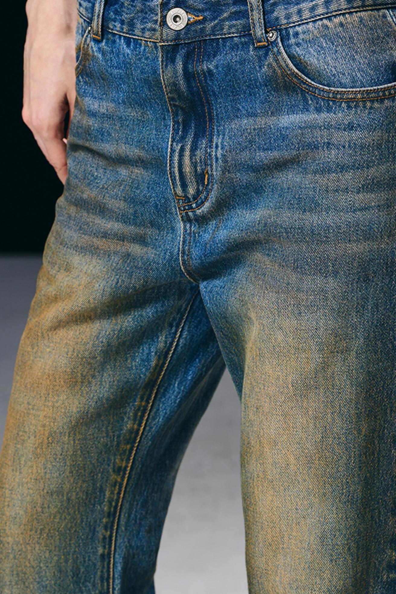 Distressed Denim Jeans