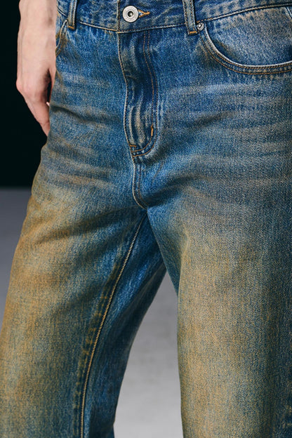 Distressed Denim Jeans