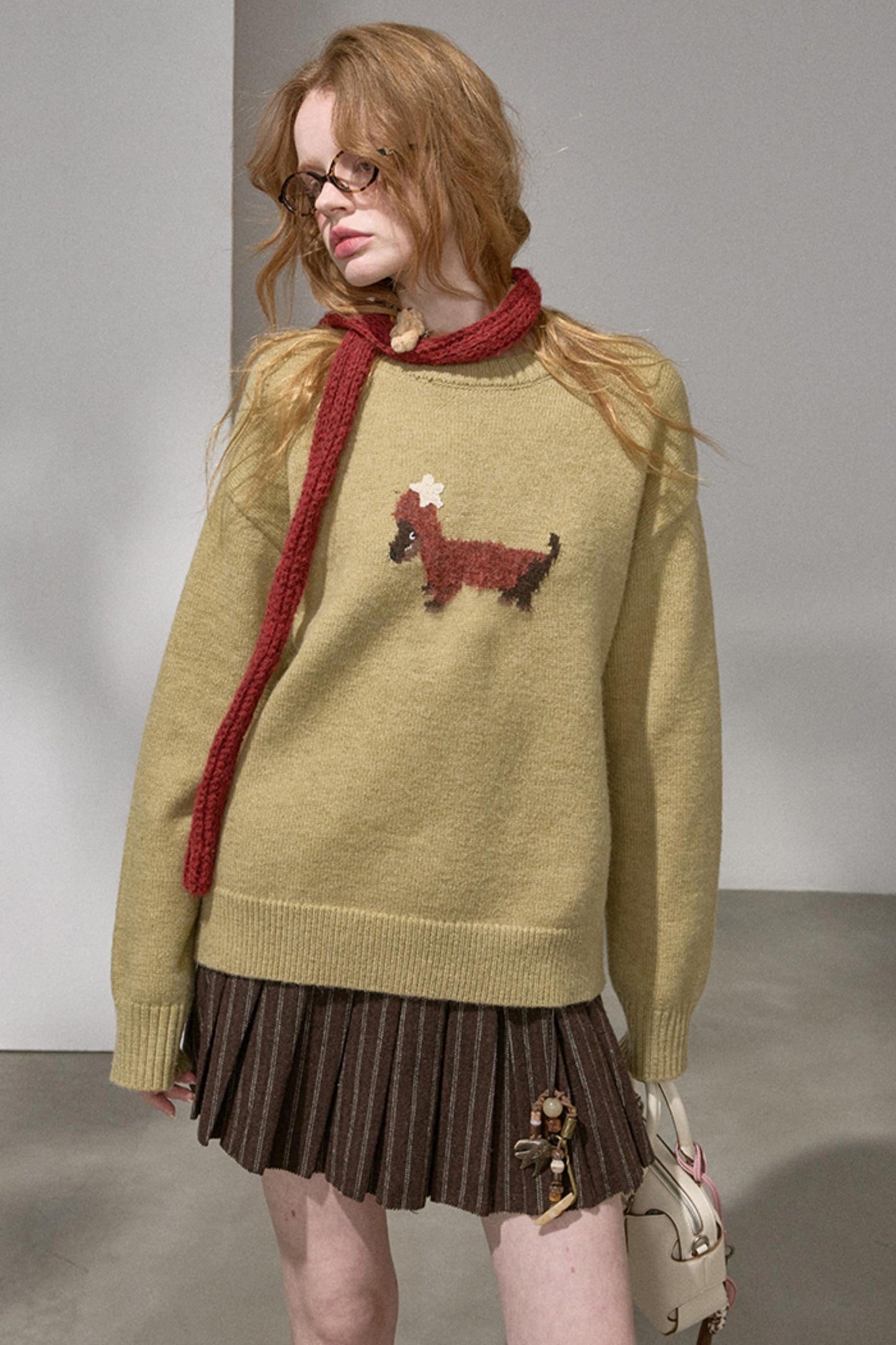 Holiday Dachshund Sweater Top
