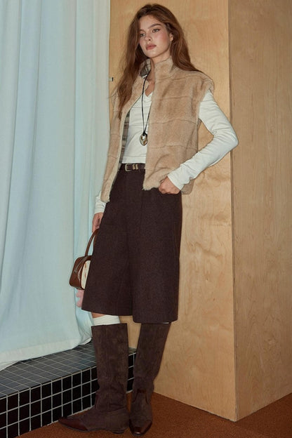 Sea Wool Tweed Pants