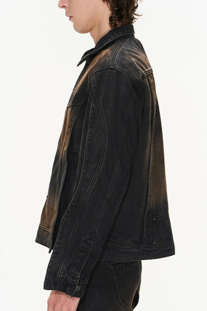 Aged Fall Denim Jacket