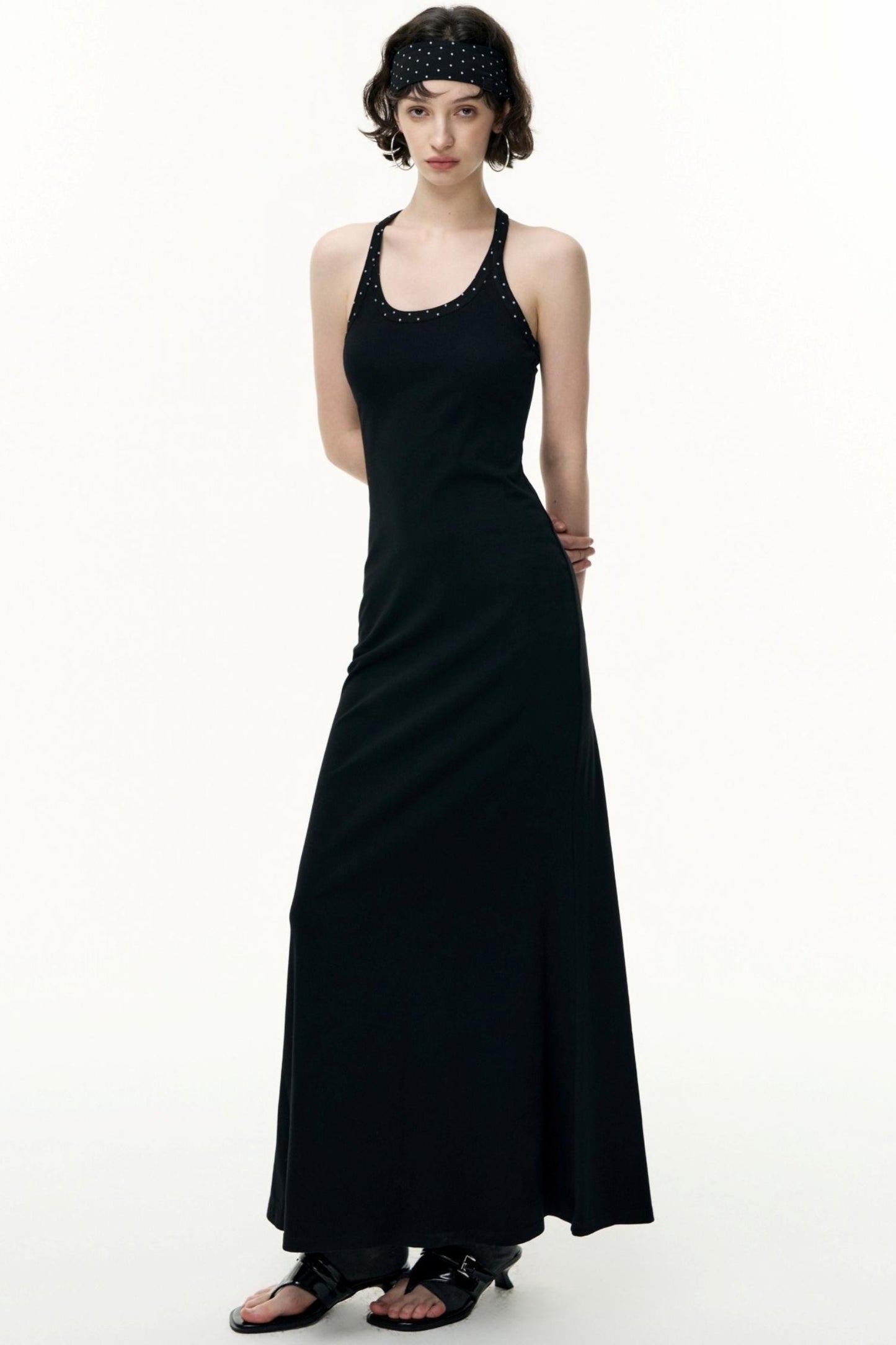 Tencel Striped Camisole Slim Dress