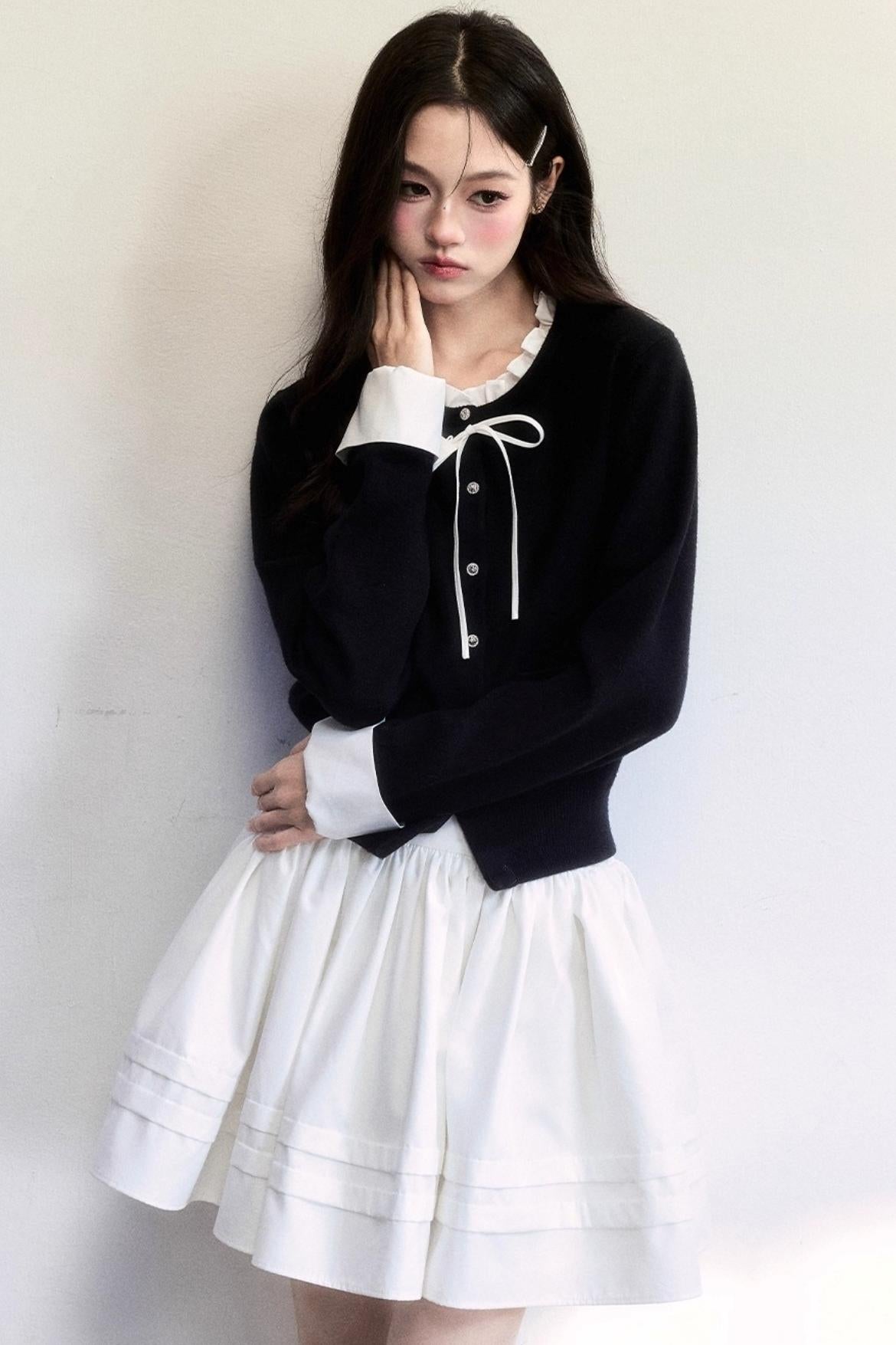 Sweetheart Ballet Cardigan Set-Up