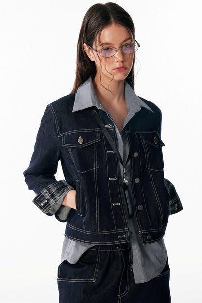 Versatile Cropped Shoulder Shirt