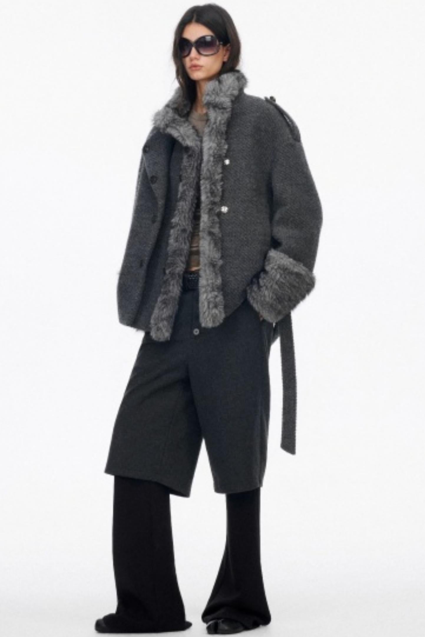 High-End Layered Bootcut Pants