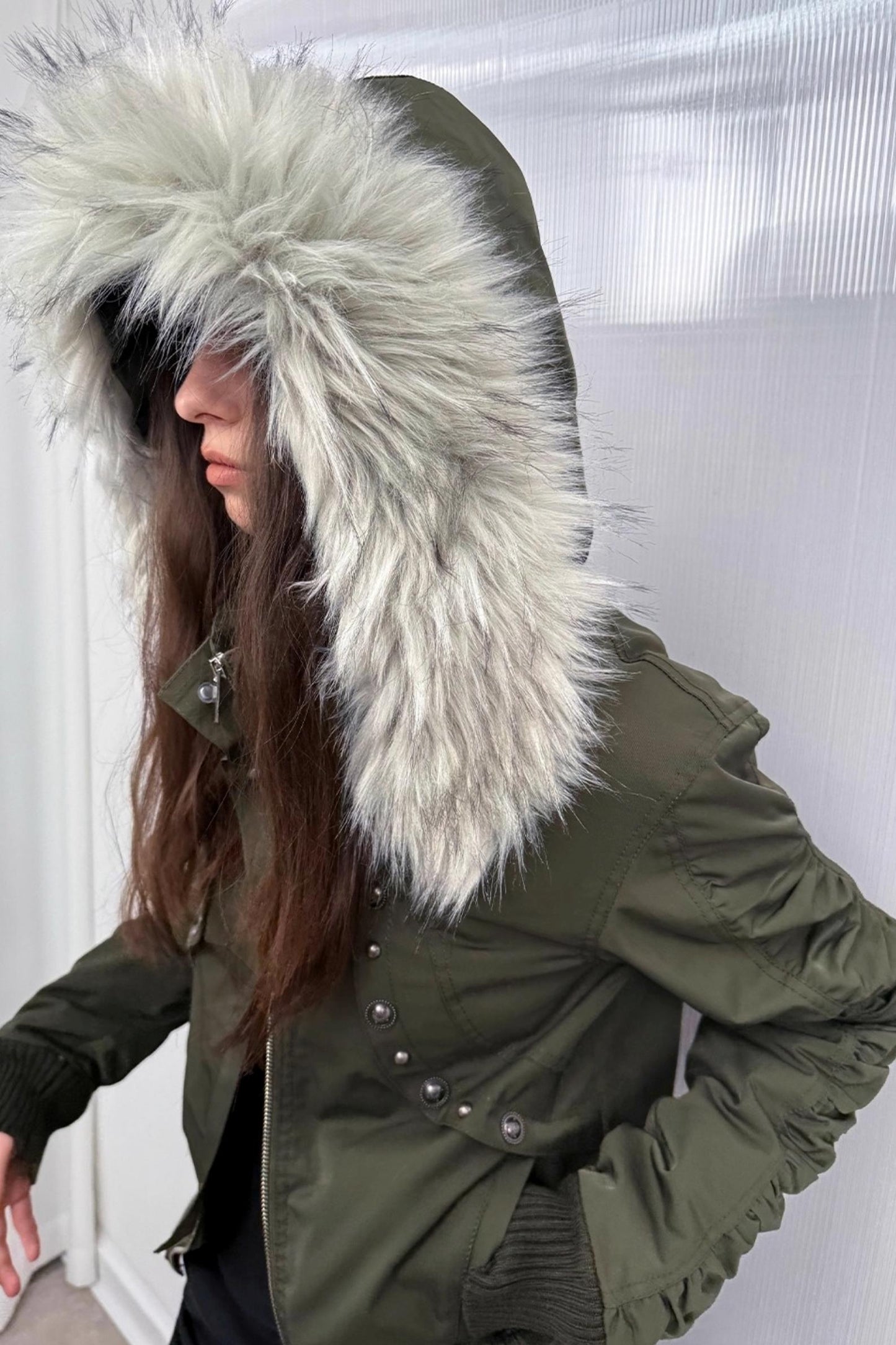 Autumn Short Waist Fur Jacket