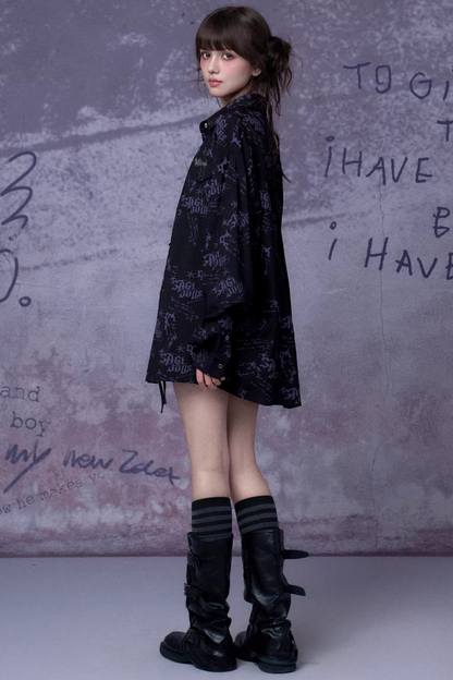 Youthful Spirit Printed Blouse