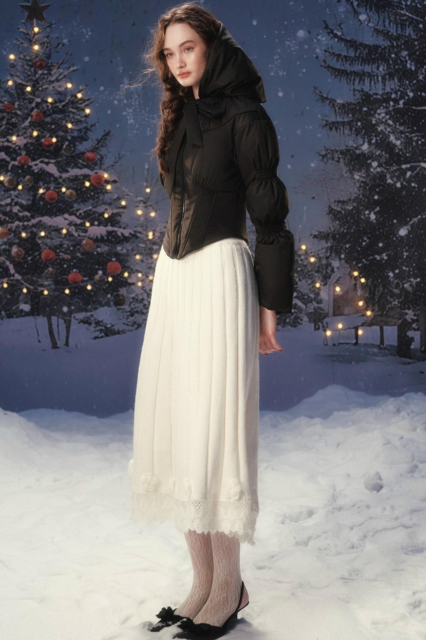 French-Style Design Winter Jacket