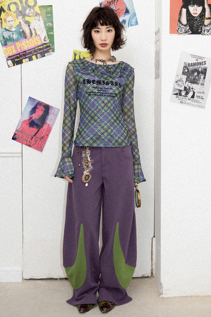 Purple Green Banana Pants