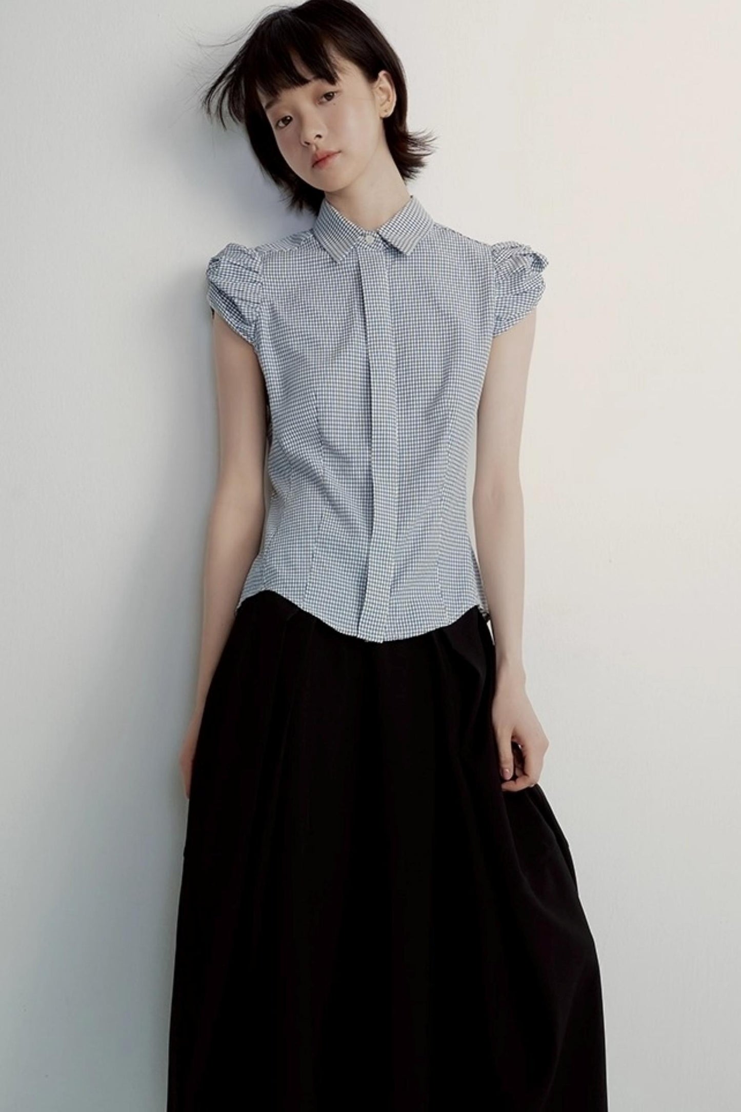 Elegant Black Lantern Skirt