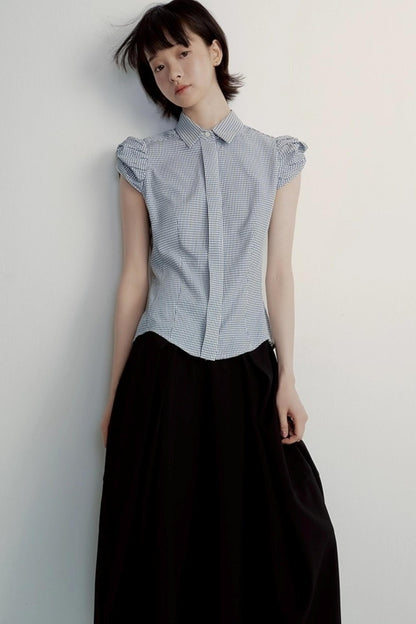 Elegant Black Lantern Skirt