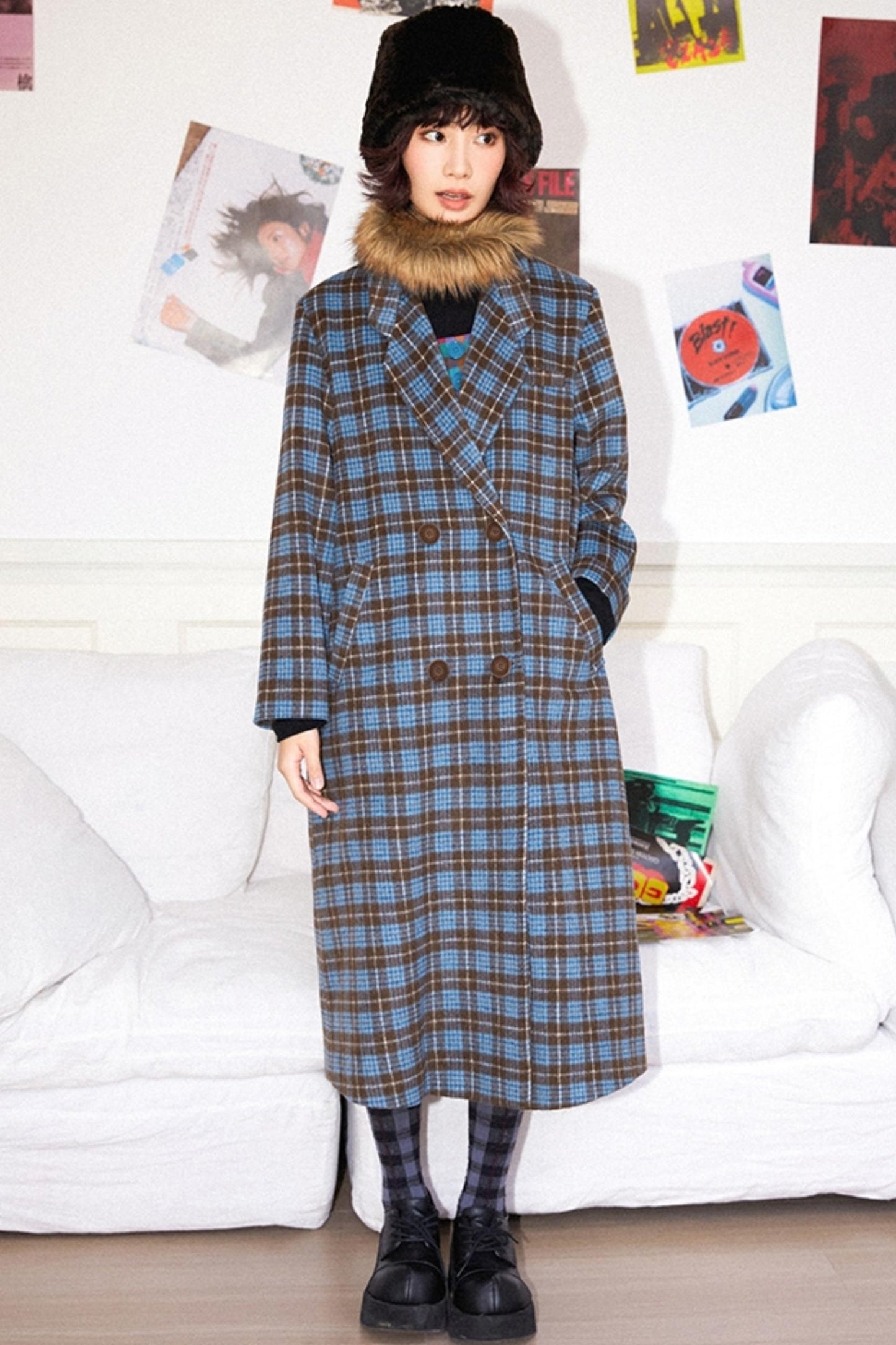 Classic Pattern Chester Coat