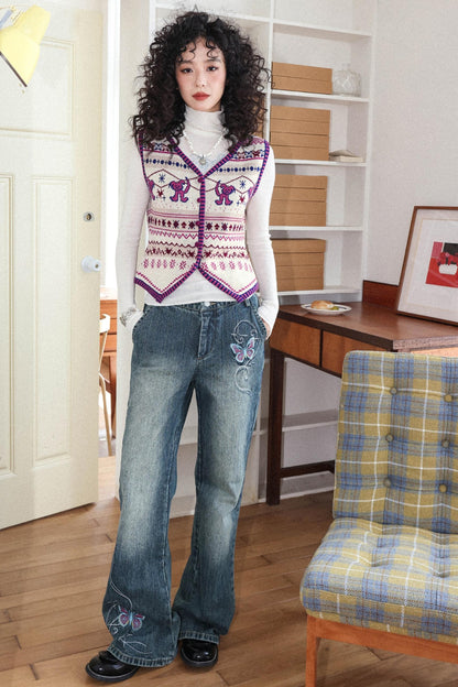 Rebellious Merino Wool Knitted Vest