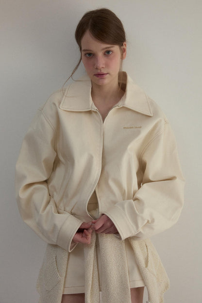 Embroidered A-Line Jacket Skirt Set-Up