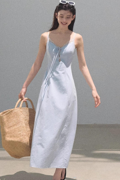 Tranquility Denim Slip Dress