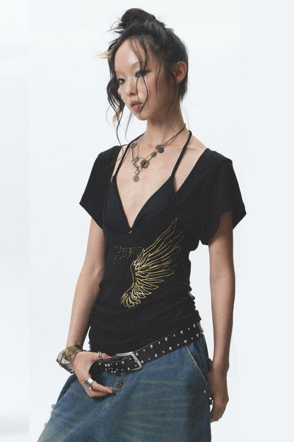 Battle Damage Angel Tee