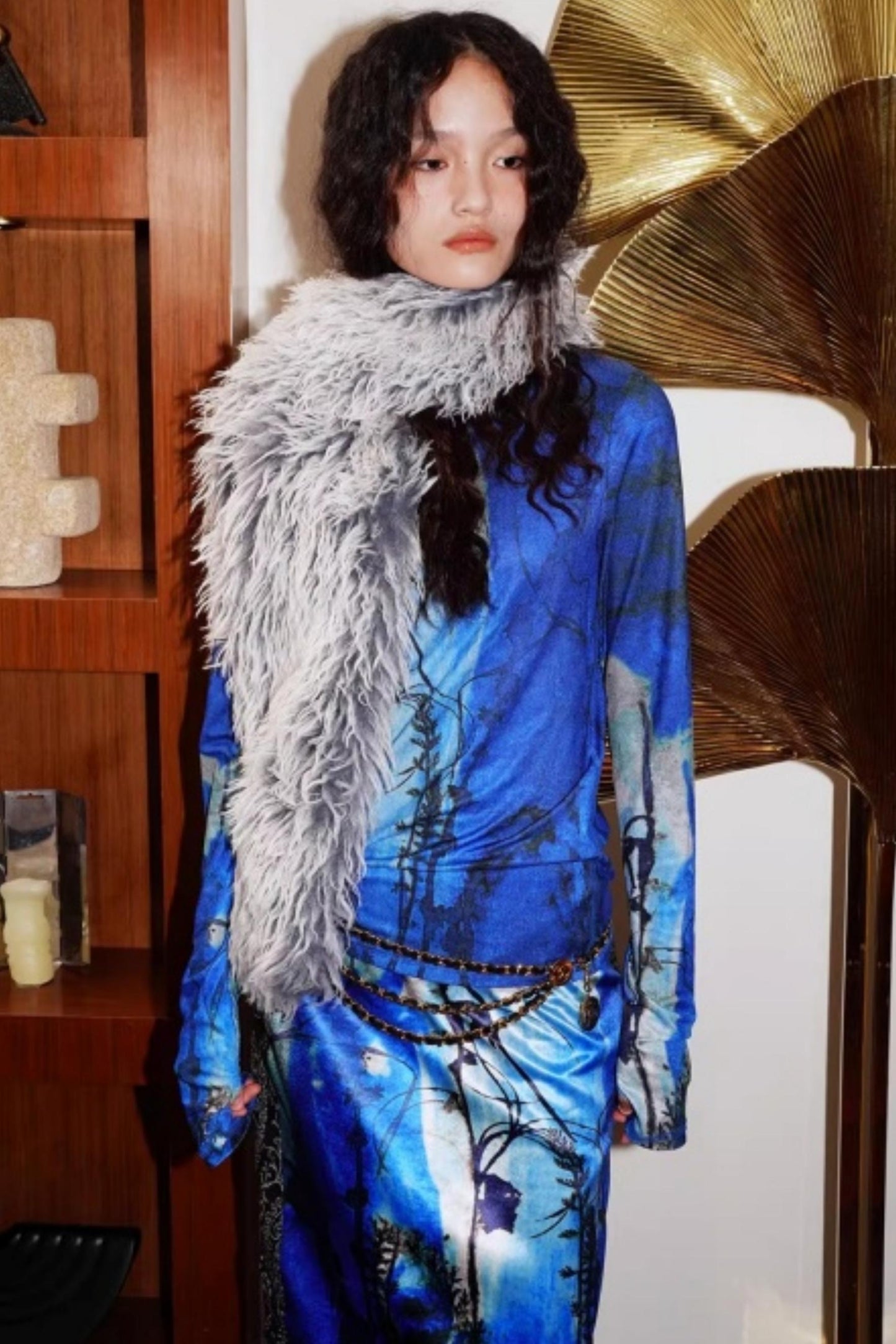 Autumn Niche Printed Sleeve Top