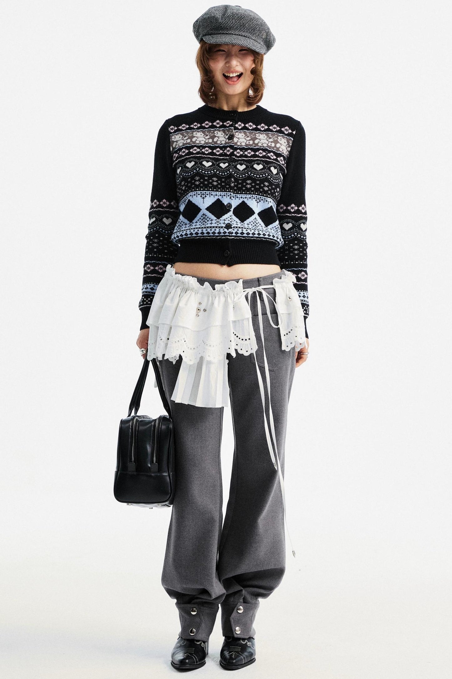 Lace Asymmetric Belt Accessory