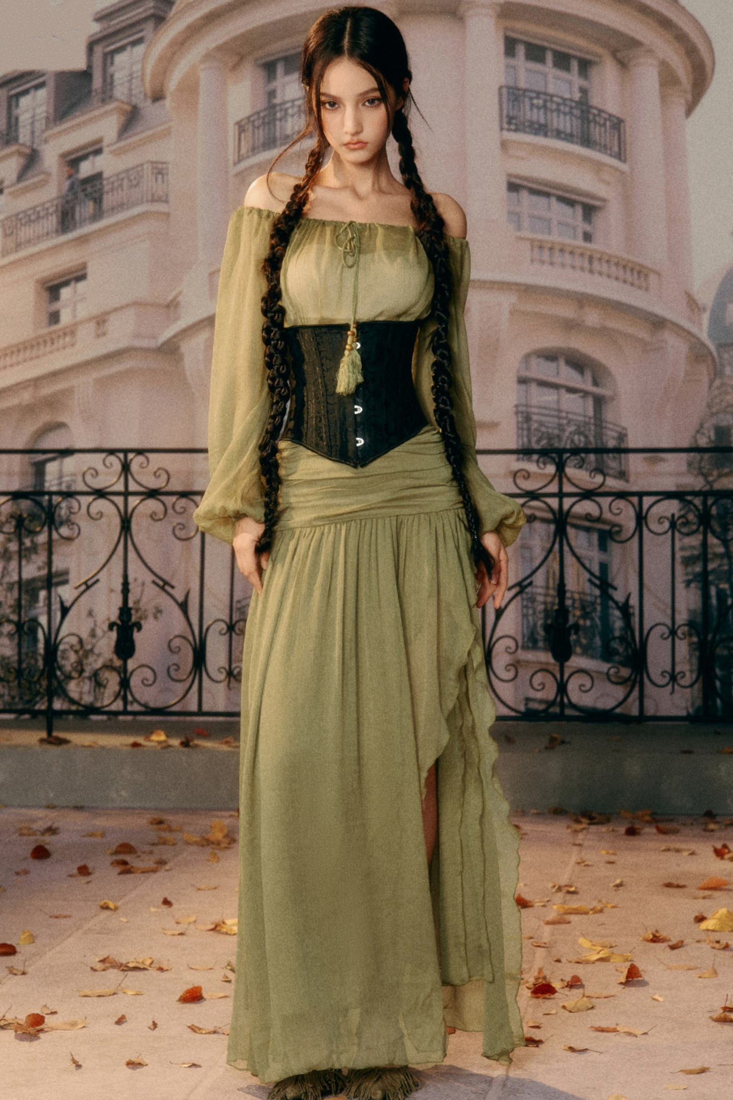 Elegant Side Slit Dress