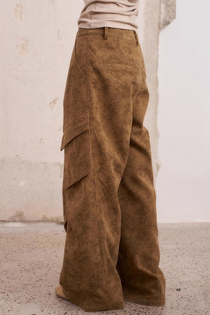 Vintage Print Cargo Pants