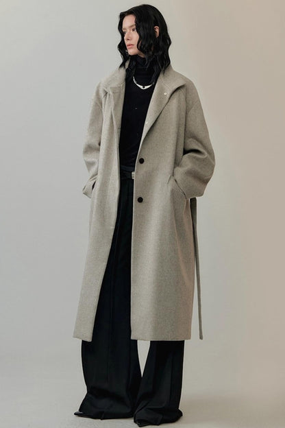 Color-Block High Neck Knit Top