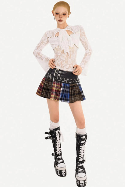 Molly Punk Plaid Skirt